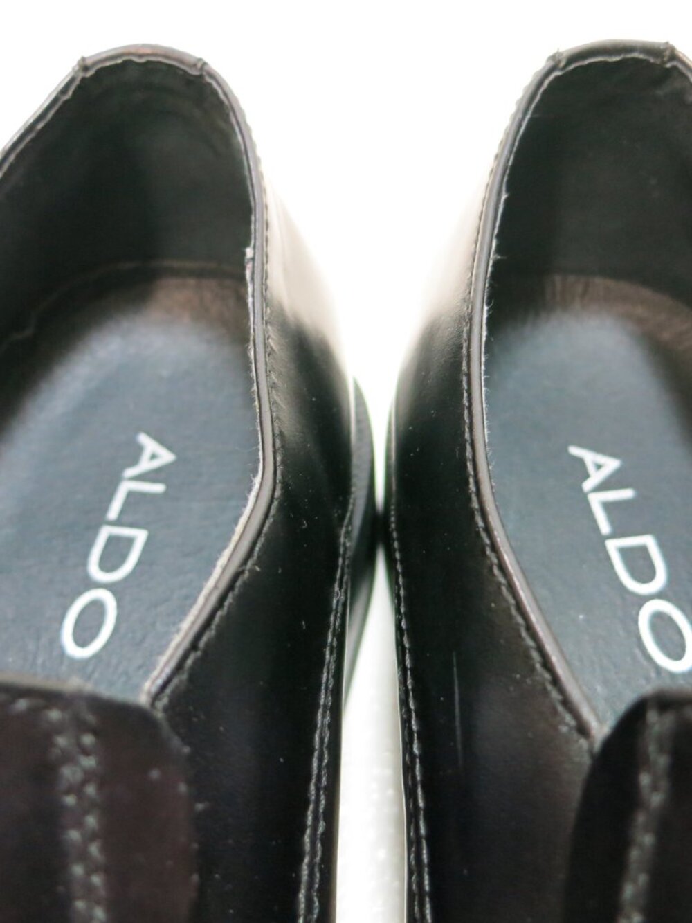 Aldo Split Toe Leather Dress Fashion Loafers Men's Footwear Zapatos Sz 46 13 - Picture 7 of 7